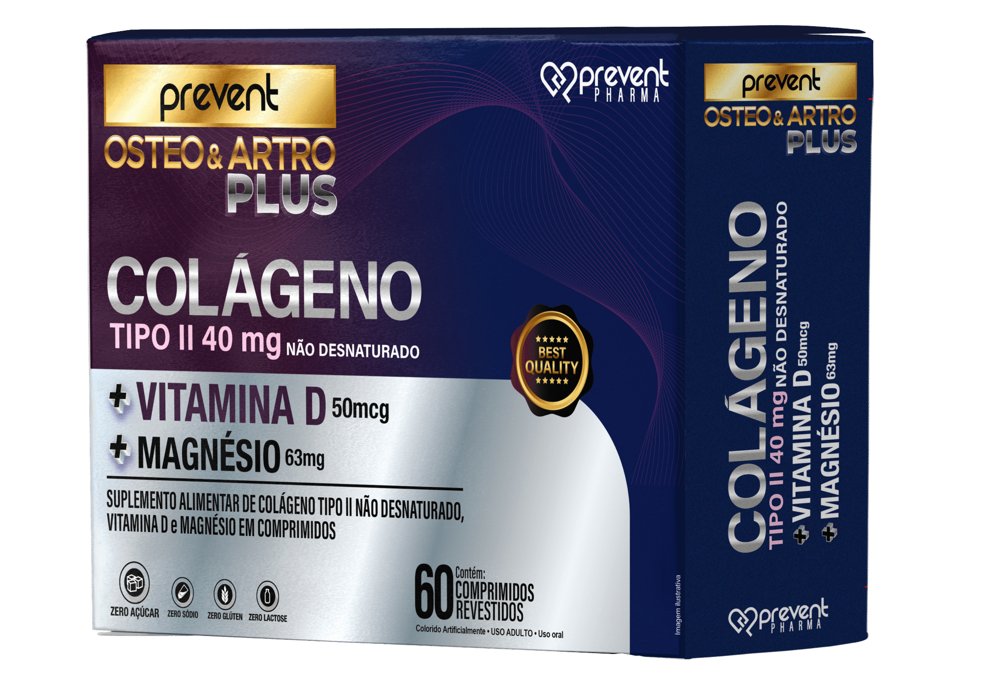 Osteo e Astro Plus Colágeno Tipo II - Prevent Pharma